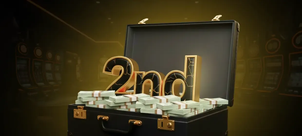 2nd deposit bonus 100% up to 750 EUR +100 FS